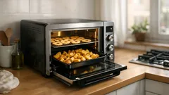 Cuptorul electric compact HDC HAF‑SO30LBK: air fryer, cuptor și deshidrator într-un singur aparat