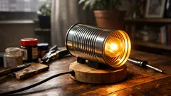 Cum transformi o conservă într-o lampă decorativă: ghid rapid de upcycling